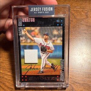 Topps Jersey Fusion Card — Black, Yellow, Red Accents